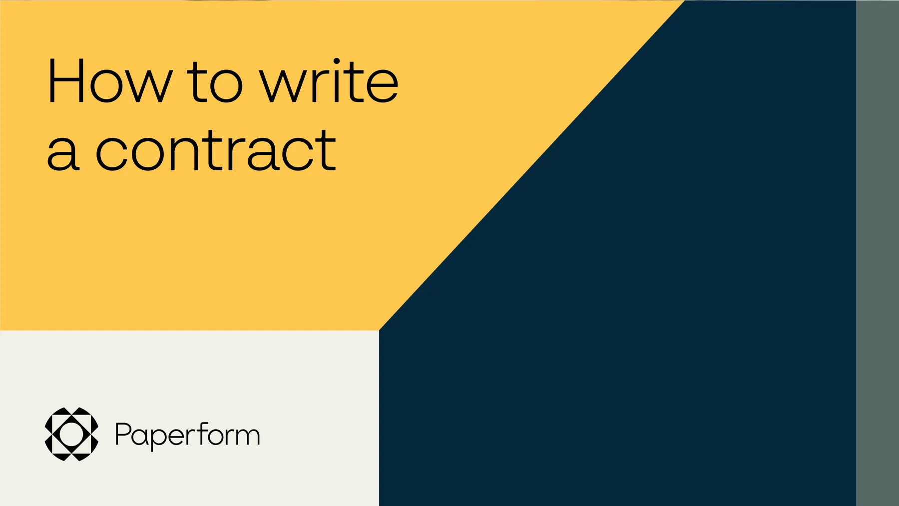 How to Write Any Contract in 2026 (Framework + Free Template)