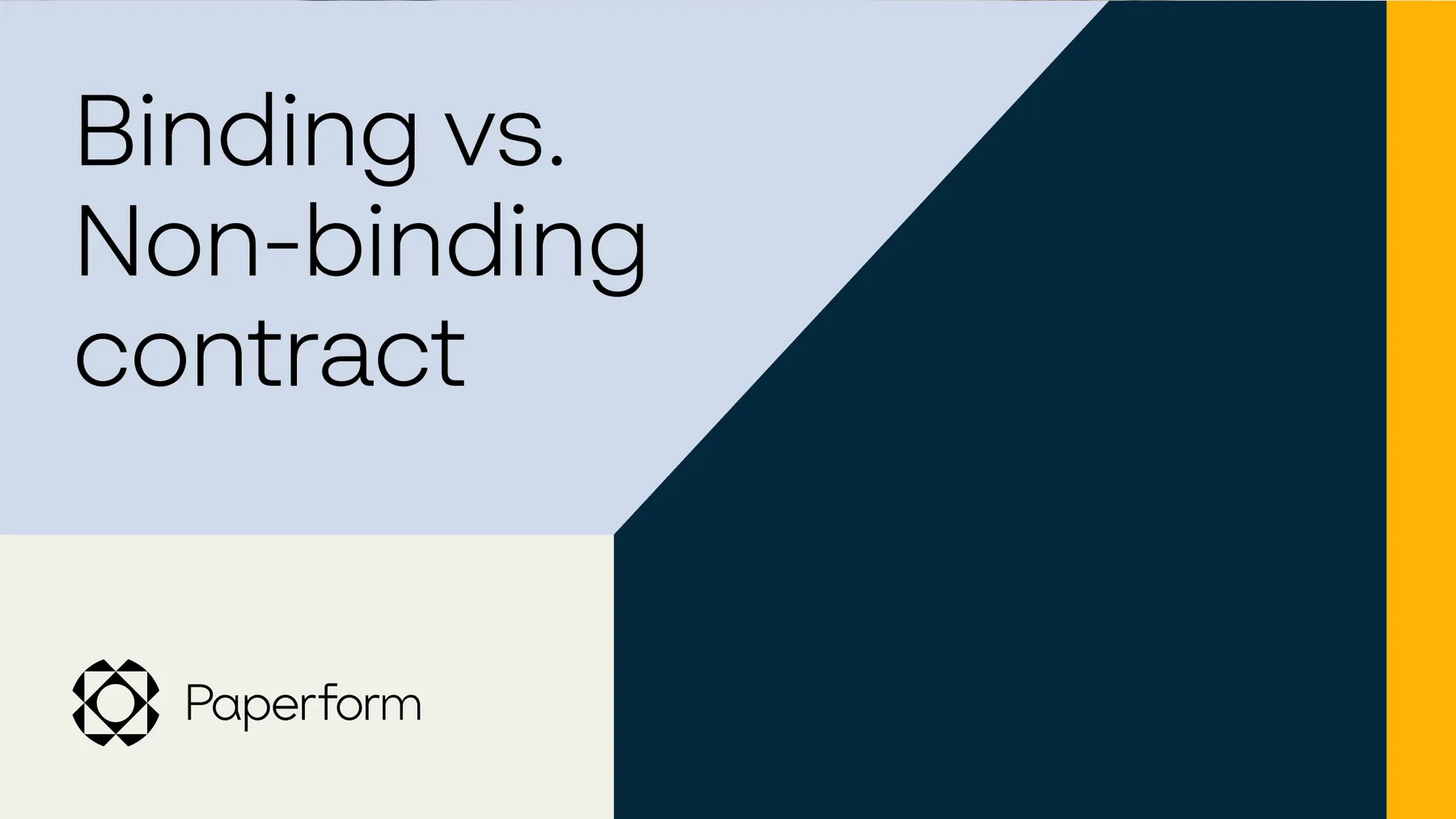 Binding vs. Non-Binding Contracts: What's the Difference?
