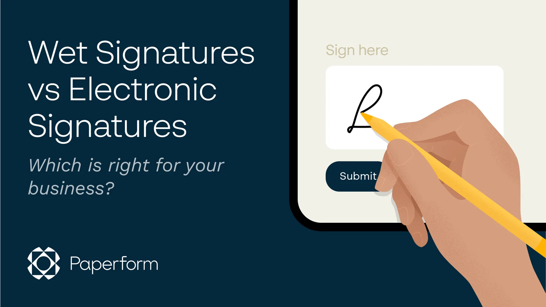 Wet Signature vs. eSignature: When to Use Each? (By doc type, juristification, scenario)
