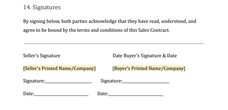 A bilateral contract requires two signatures