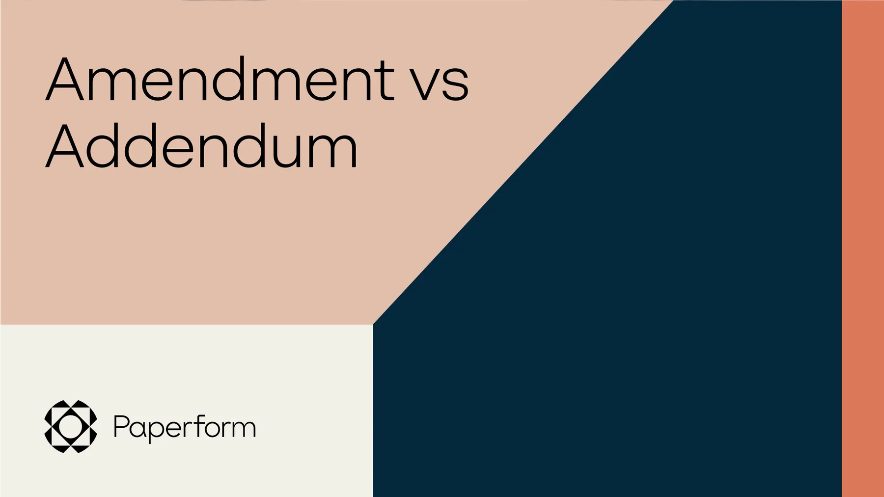 Addendum vs. Amendment: What's the Difference and When to Use Each?